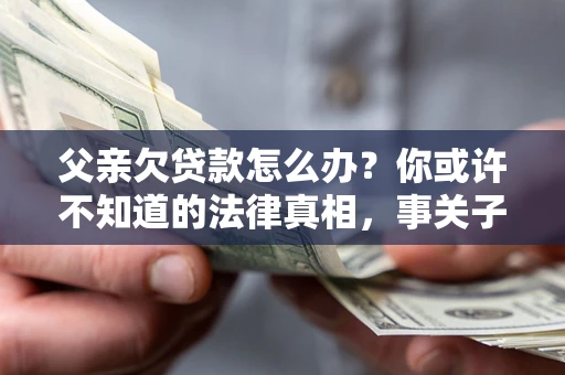 武汉父亲欠贷款怎么办？你或许不知道的法律真相，事关子女未来