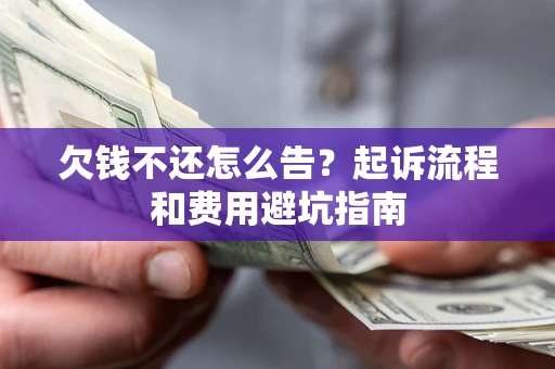 武汉欠钱不还怎么告?起诉流程和费用避坑指南 武汉欠钱不还怎么告?起诉流程和费用避坑指南