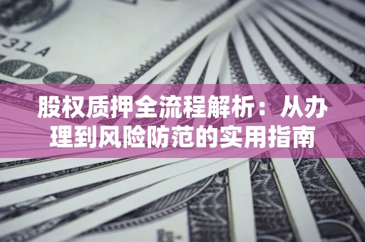武汉股权质押全流程解析：从办理到风险防范的实用指南